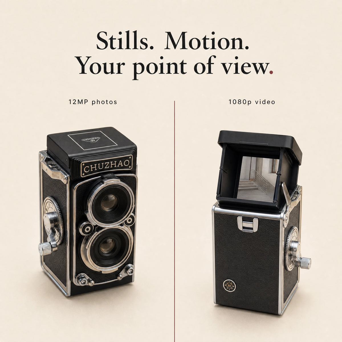 CHUZHAO captures 12MP photos and 1080p video