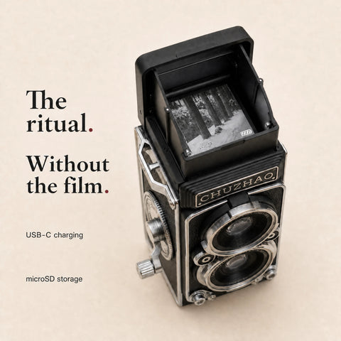 Digital CHUZHAO camera with USB-C charging and microSD storage