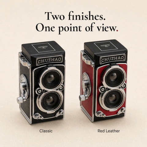 CHUZHAO Classic and Red Leather finishes side by side